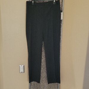 R.E.Q. Black Tone On Tone Striped Trousers